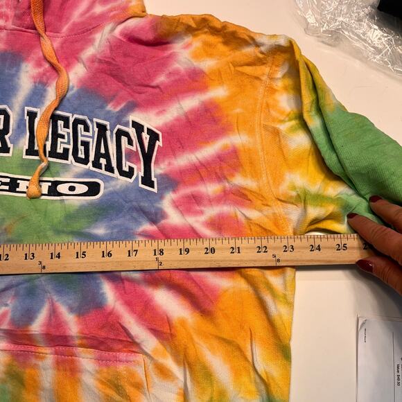 Silver Legacy Reno Tie Dye Pullover Hoodie Size Large Destination Travel - Picture 5 of 6